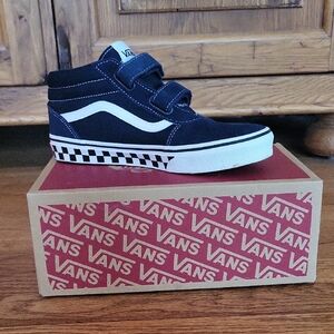 Vans Kids Shoes in Navy and White